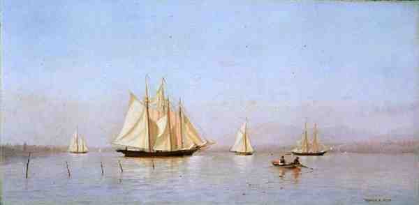 Haverstraw Bay am Hudson von Francis Augustus Silva