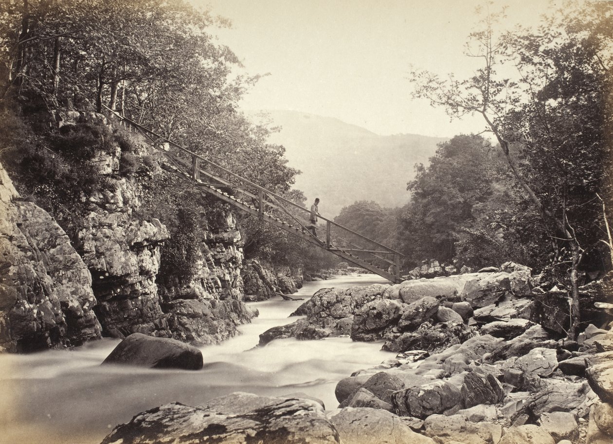 Bettws-Y-Coed, Die Brücke des Bergmanns (693) von Francis Bedford