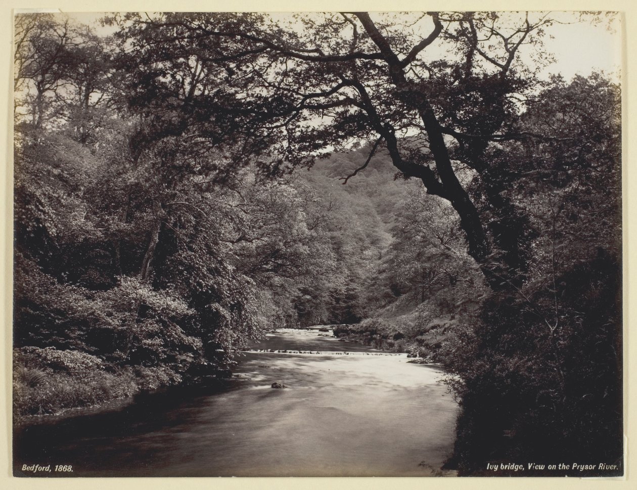 Ivy Bridge, Blick auf den Prysor-Fluss von Francis Bedford