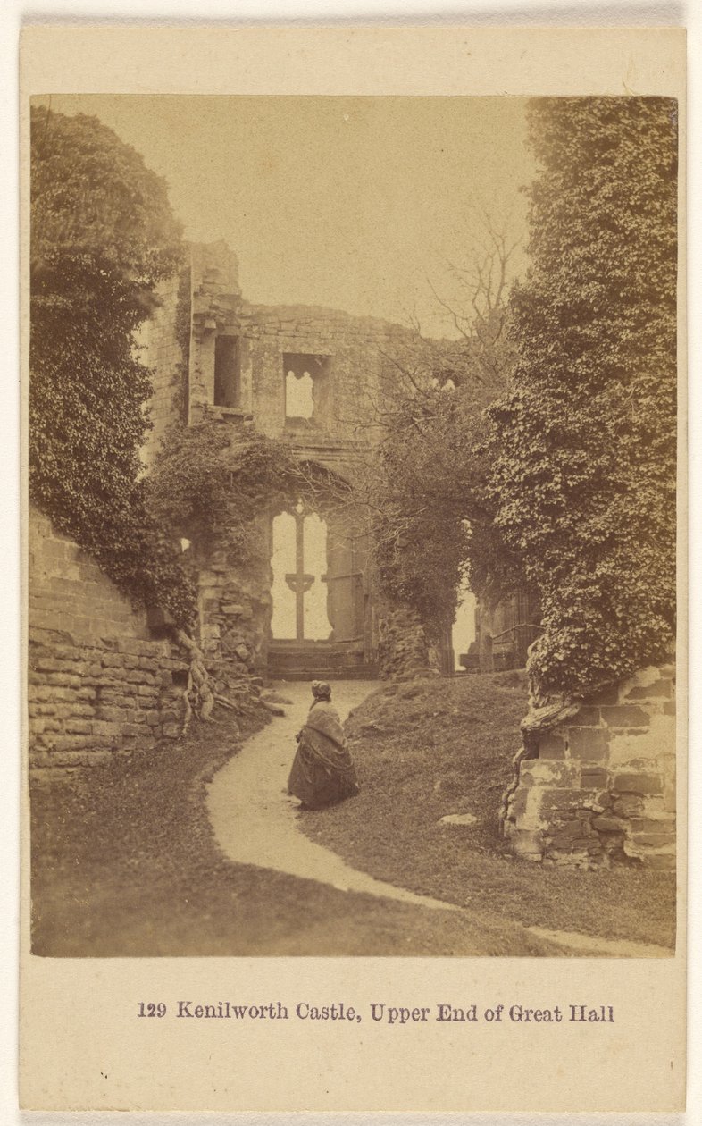 Kenilworth, oberes Ende der Großen Halle von Francis Bedford