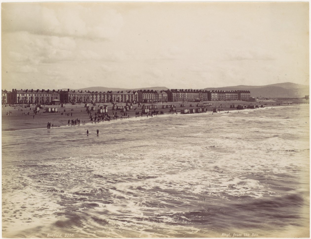 Rhyl, vom Meer aus von Francis Bedford