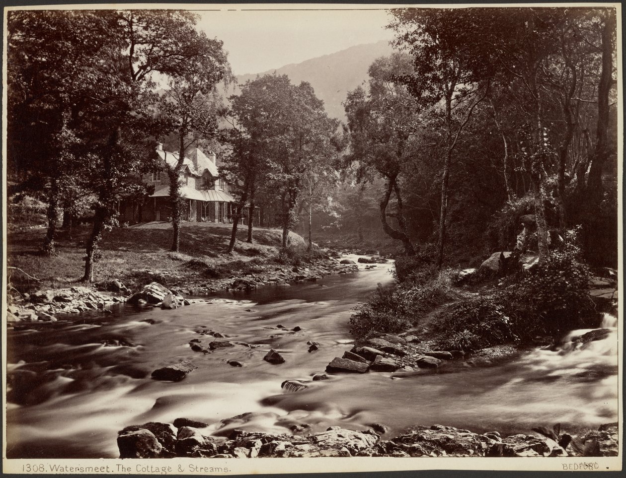 Watersmeet, Das Häuschen und die Bäche von Francis Bedford