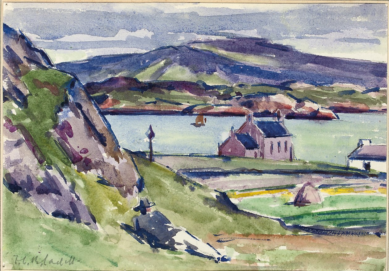 Figur und Kirche, Iona von Francis Campbell Boileau Cadell