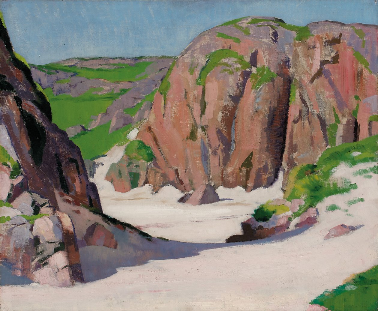 Port Bhan, Iona, um 1922 von Francis Campbell Boileau Cadell