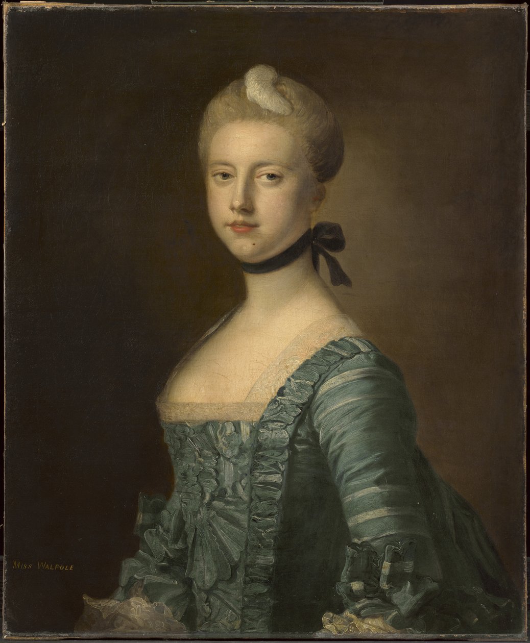 Miss C. Walpole, später Gräfin Dysart (eines von zwei) von Francis Cotes