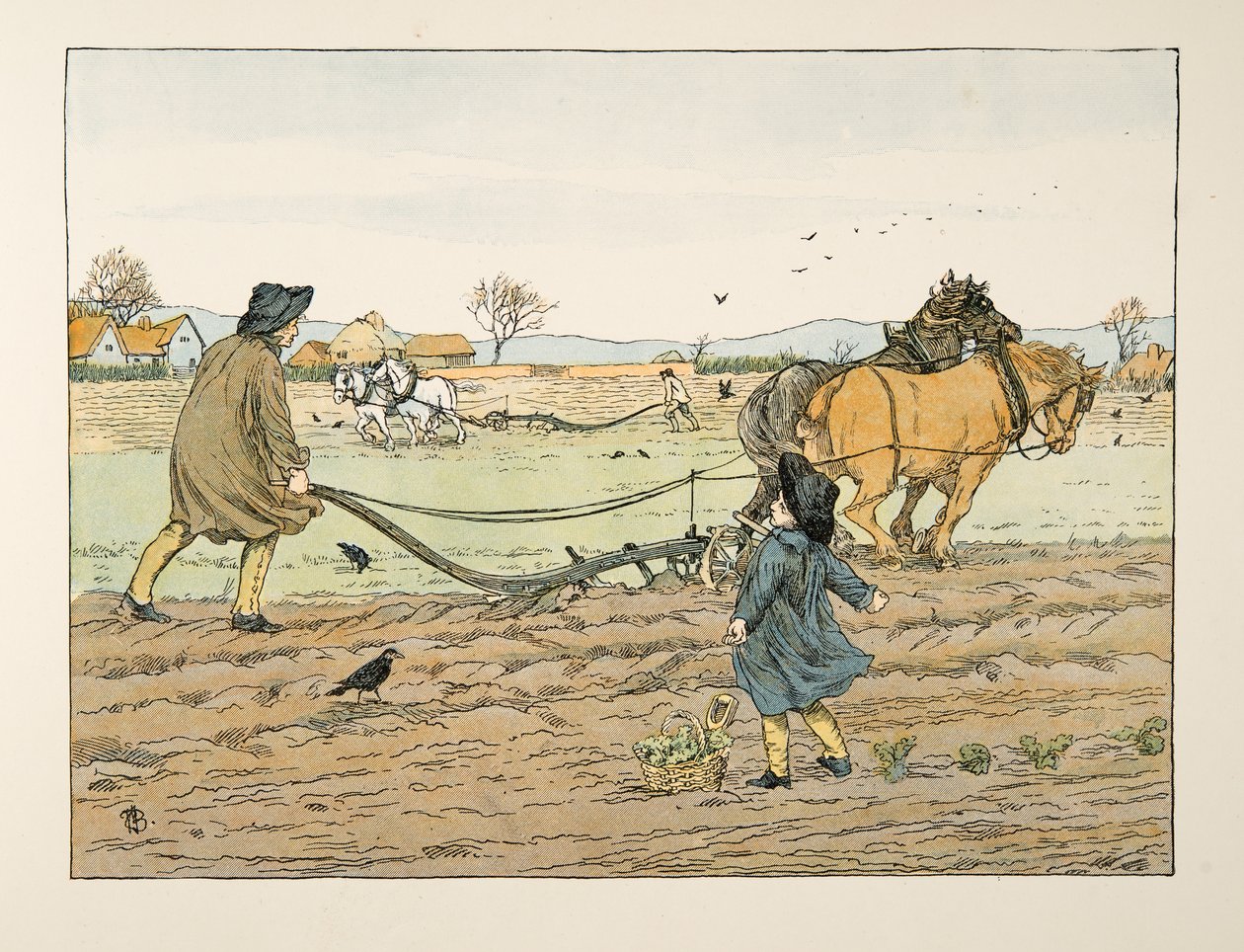 Der Pflüger, aus Vierundzwanzig Arbeiter, veröffentlicht 1900 von Francis Donkin Bedford