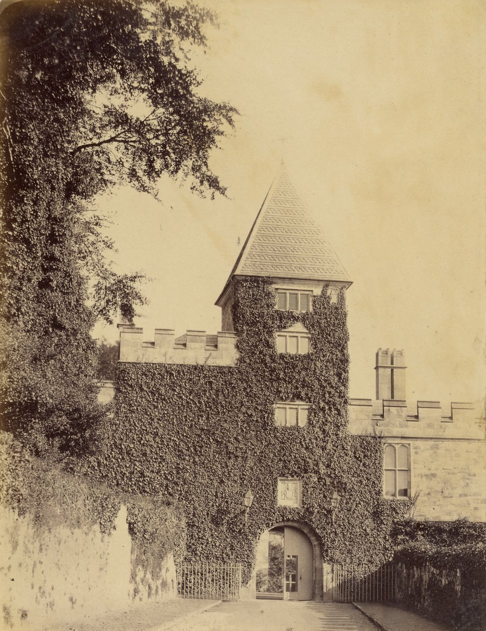 Eingangstor und Turm, Lismore Castle von Francis Edmond Currey