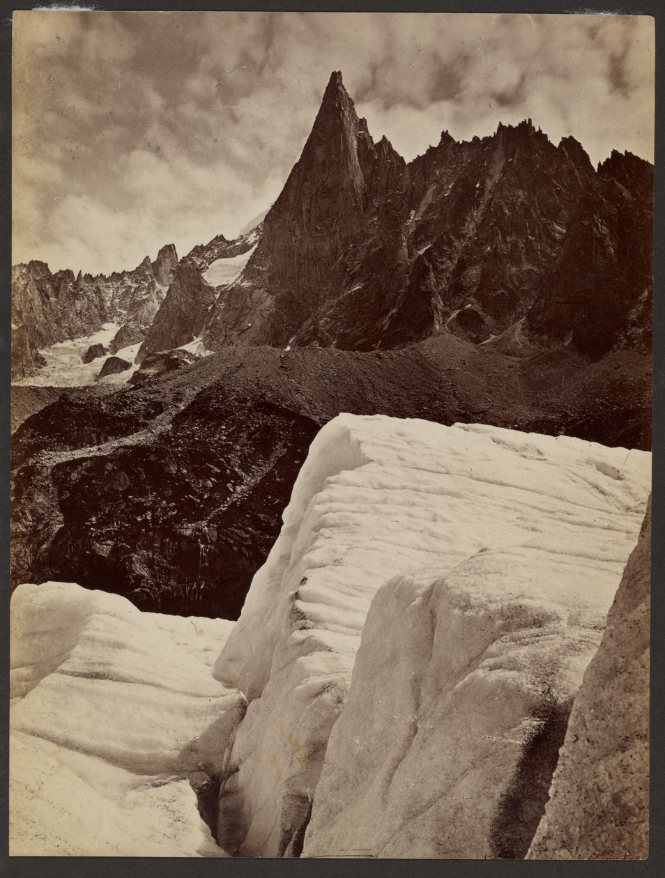 Chamounix, Aguille du Dru von Francis Frith
