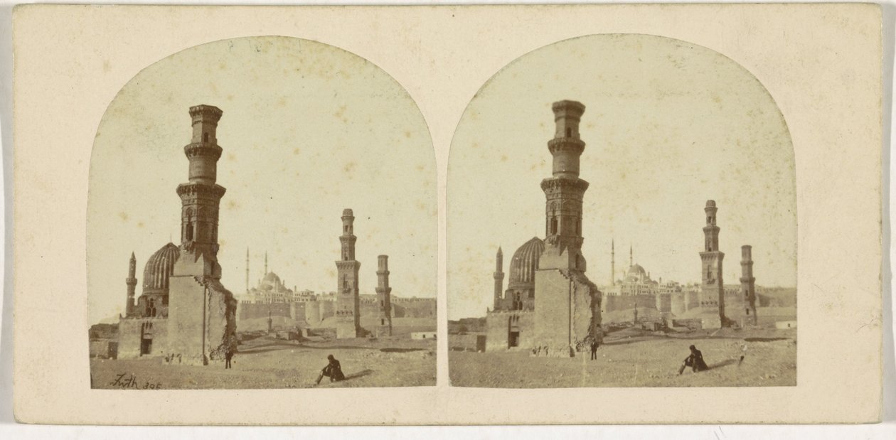Gräber der Mamelucken, Kairo, Ägypten von Francis Frith