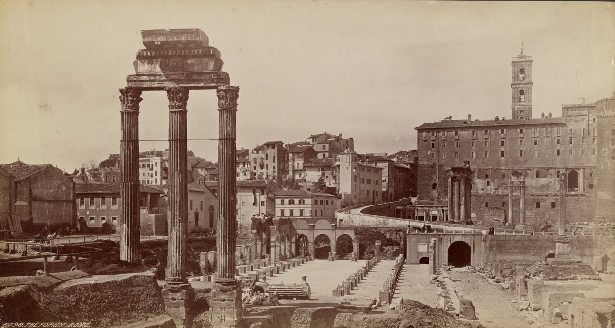 Das Forum, Rom von Francis Frith