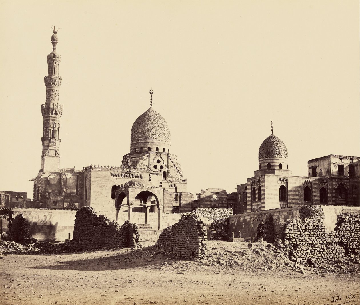Die Moschee von Kaitbey von Francis Frith
