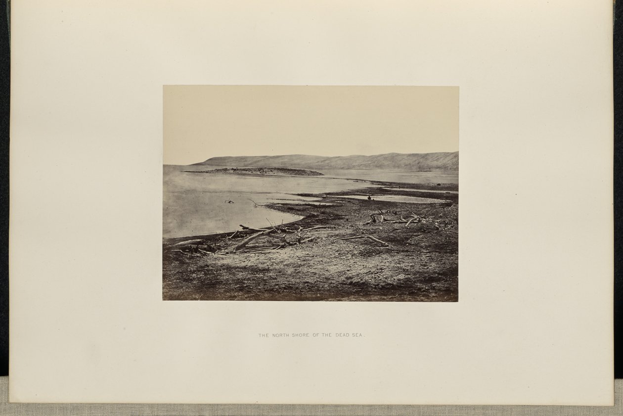 Die Nordküste des Toten Meeres von Francis Frith