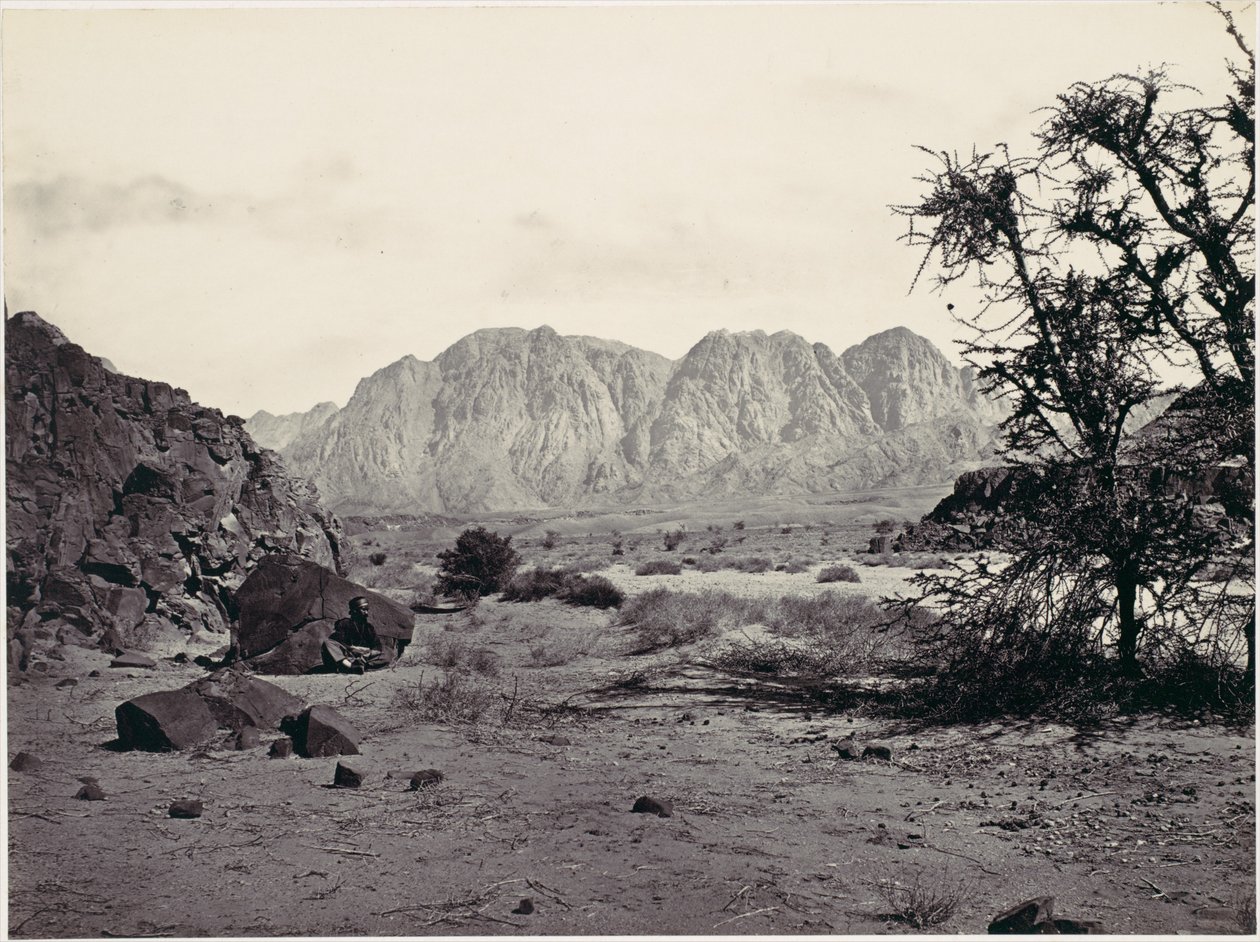 Das beschriebene Tal, Sinai von Francis Frith