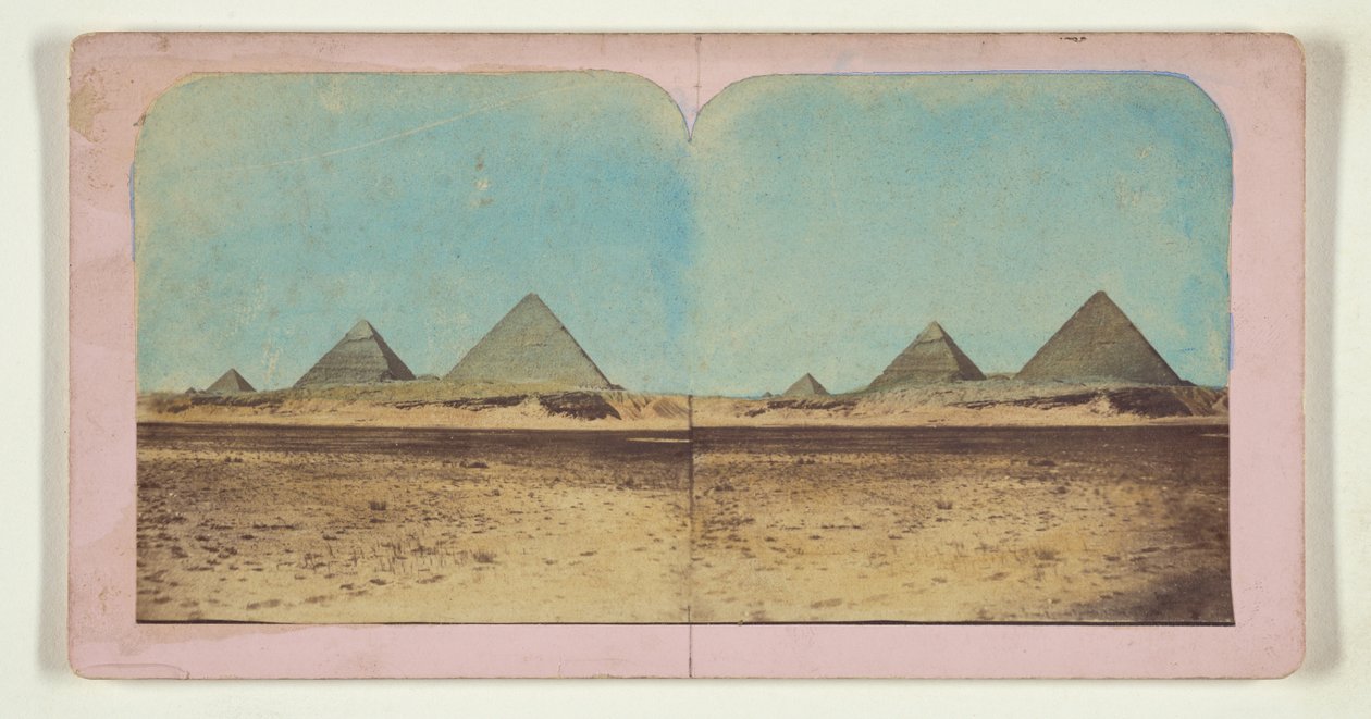 Drei Pyramiden von Francis Frith