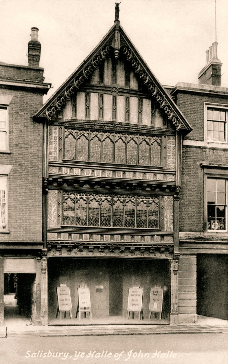 John Halle Hall, Salisbury, Wiltshire, frühes 20. Jahrhundert von Frith and Co
