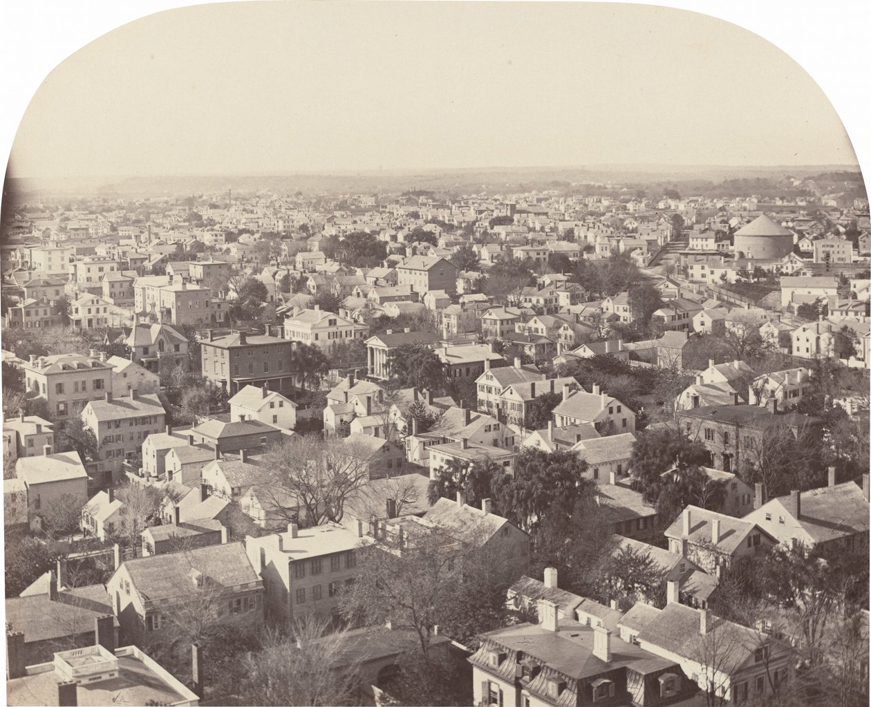 Blick nach Nordwesten von der Westminster Street, Providence von Francis Hacker
