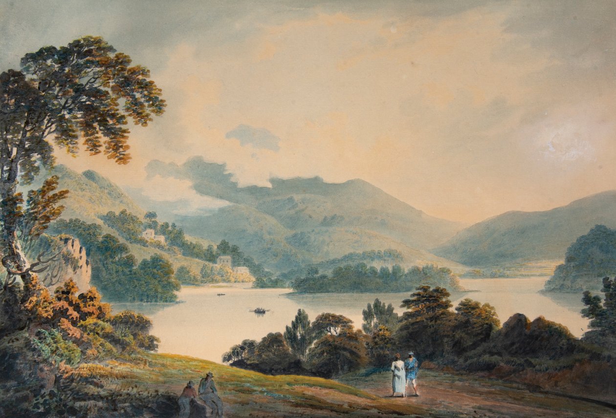 Loch Lomond bei Luss, mit Ben Lomond im Norden von Francis Nicholson