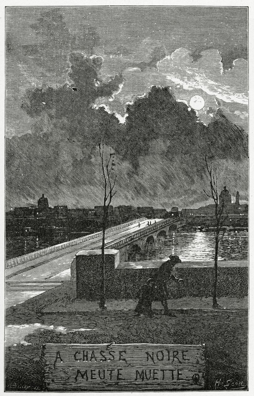 Illustration aus Les Misérables, 19. Jahrhundert von Francis & Scott, Henry Fowke