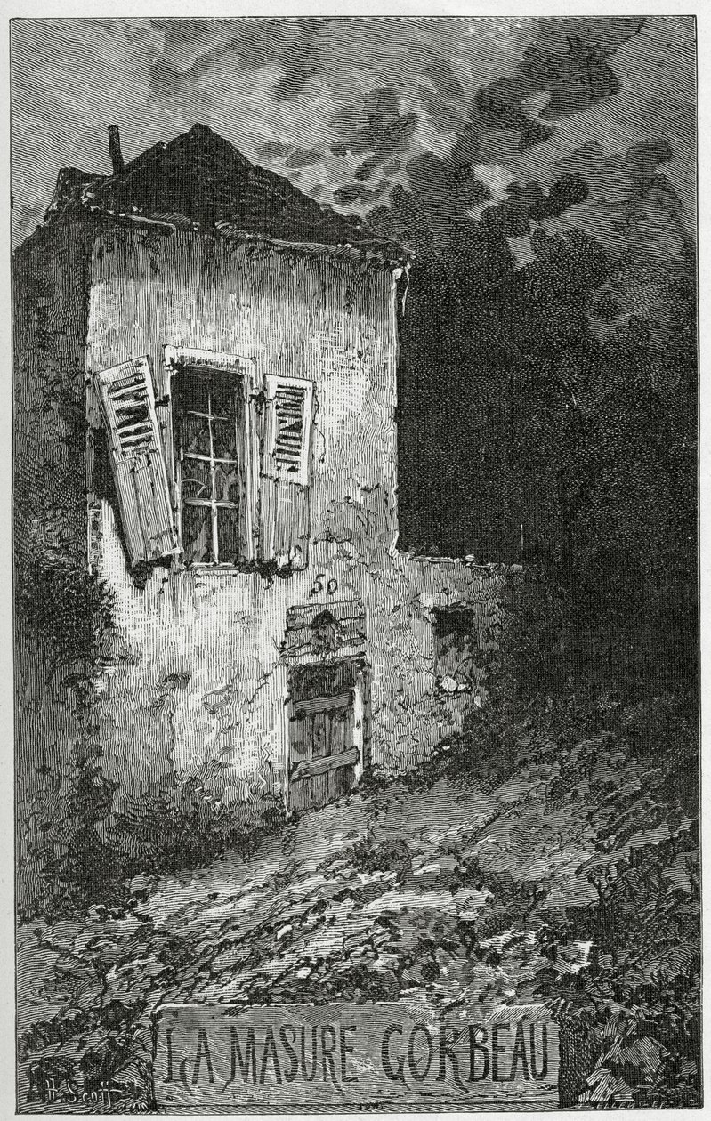 La Masure Gorbeau, 19. Jahrhundert von Francis & Scott, Henry Fowke