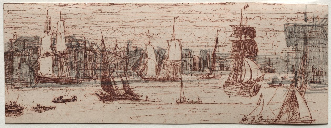 Eine Skizze vor Greenwich von Francis Seymour Haden