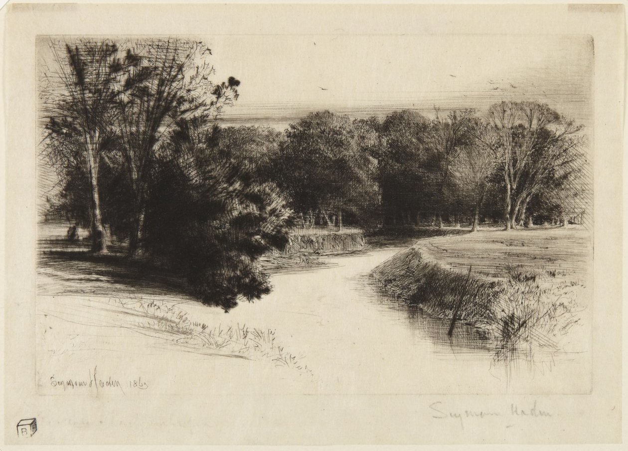 Sonnenuntergang in Irland von Francis Seymour Haden