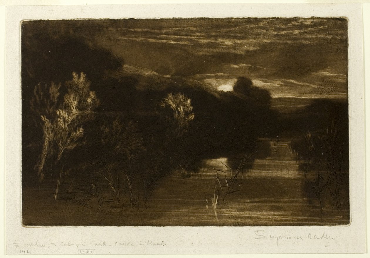 Winchelsea-Kanal von Francis Seymour Haden