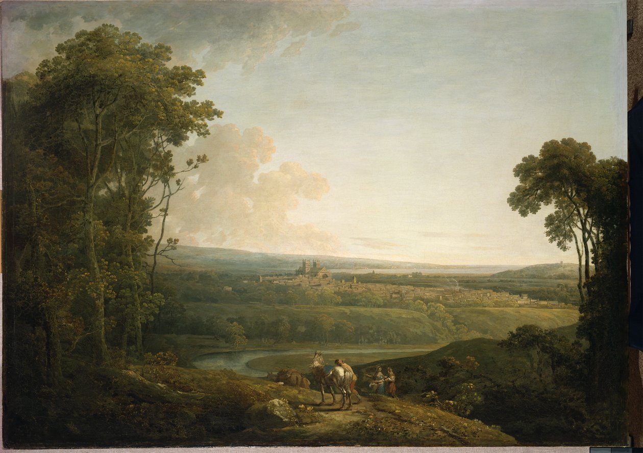 Exeter von Exwick aus von Francis Towne