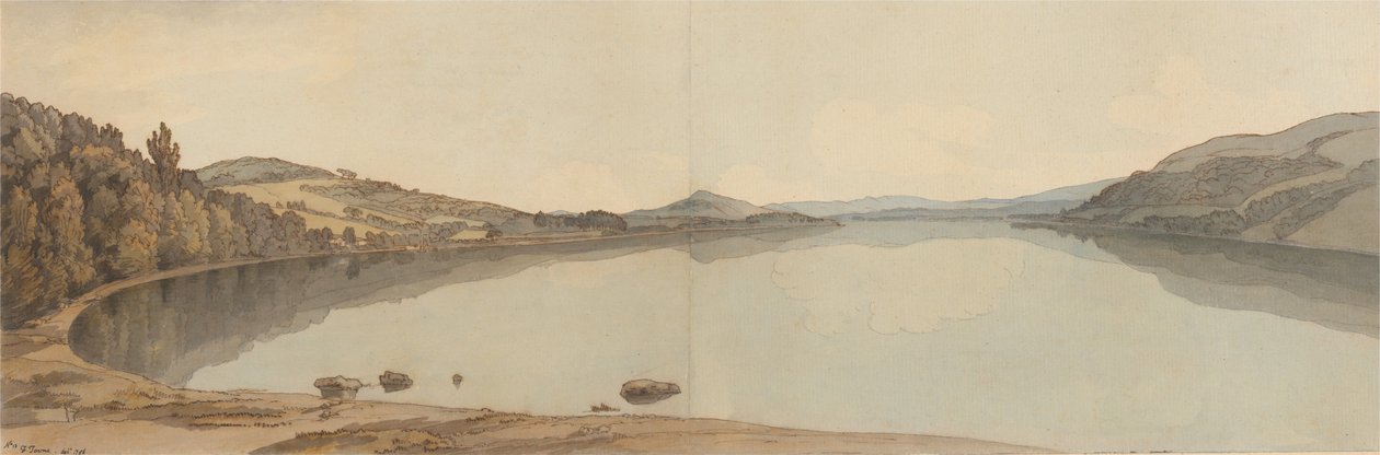 Lake Windermere von Francis Towne