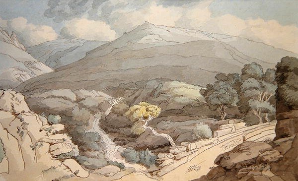 In der Nähe der Teufelsbrücke von Francis Towne