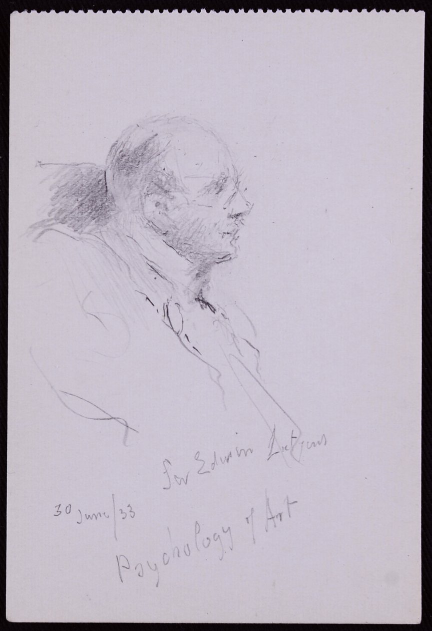 Porträt von Edwin Lutyens von Francis Wilfred Lawson