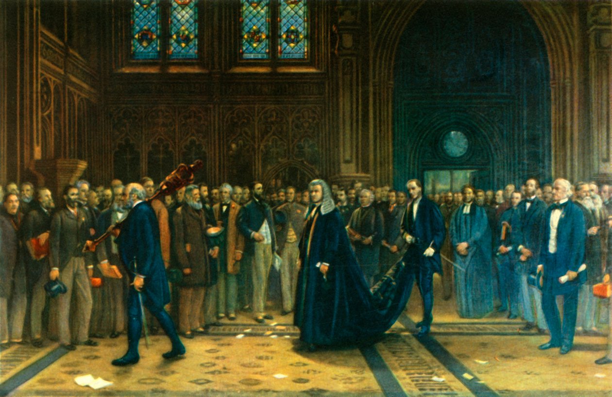 Der Prozessionszug des Sprechers, 1884, 1947 von Francis Wilfrid Lawson