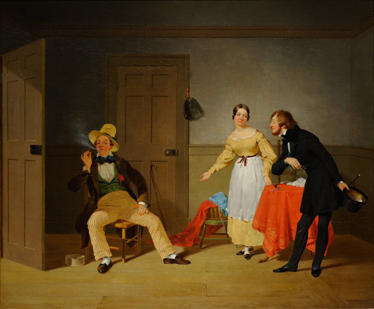 Die Stutzer aus Stadt und Land von Francis William Edmonds