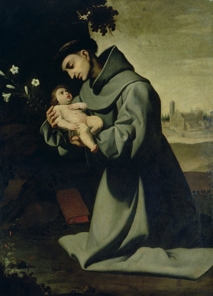 St. Antonius von Padua von Francisco de Zurbaran