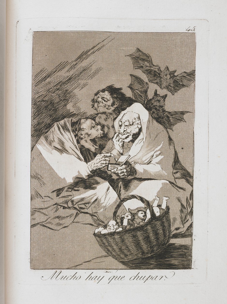 Platte aus Los Caprichos, 1797-1798 von Francisco de Goya