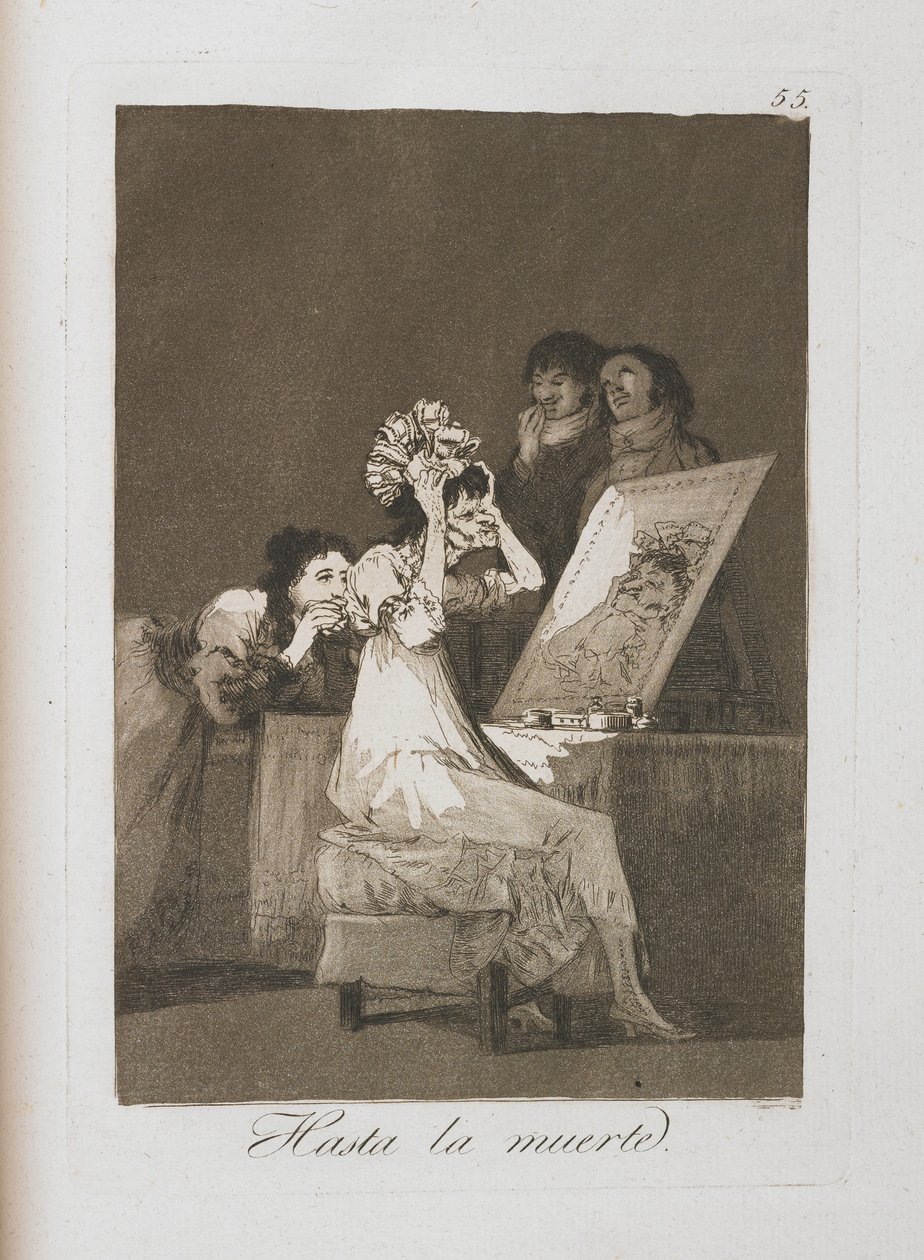 Platte aus Los Caprichos, 1797-1798 von Francisco de Goya