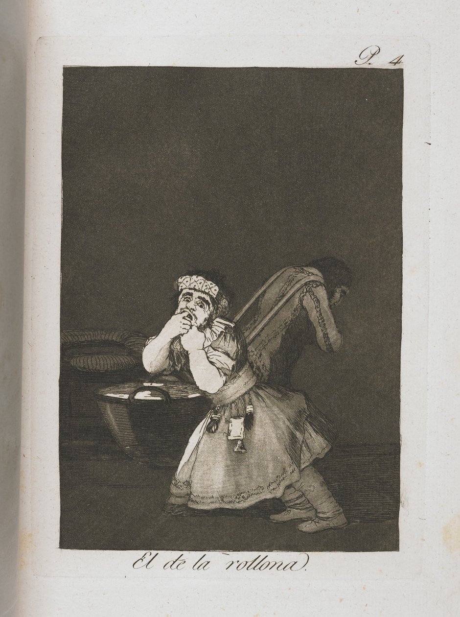 Tafel aus Los Caprichos, 1797-1798 von Francisco de Goya