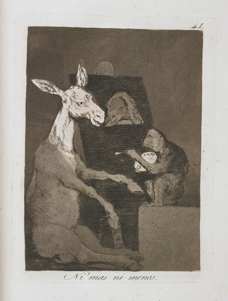 Platte aus Los Caprichos, 1797-1798 von Francisco de Goya