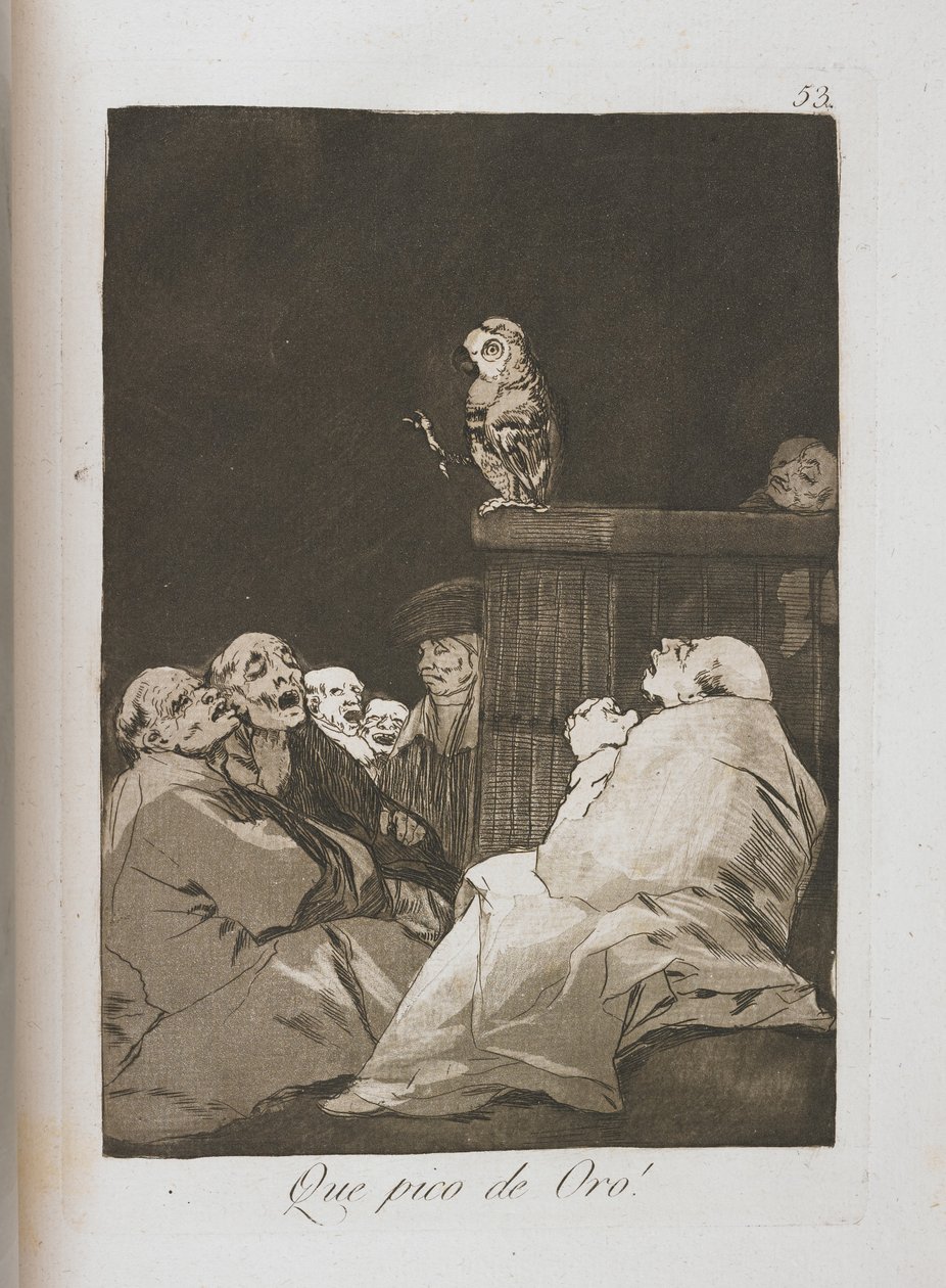 Platte aus Los Caprichos, 1797-1798 von Francisco de Goya