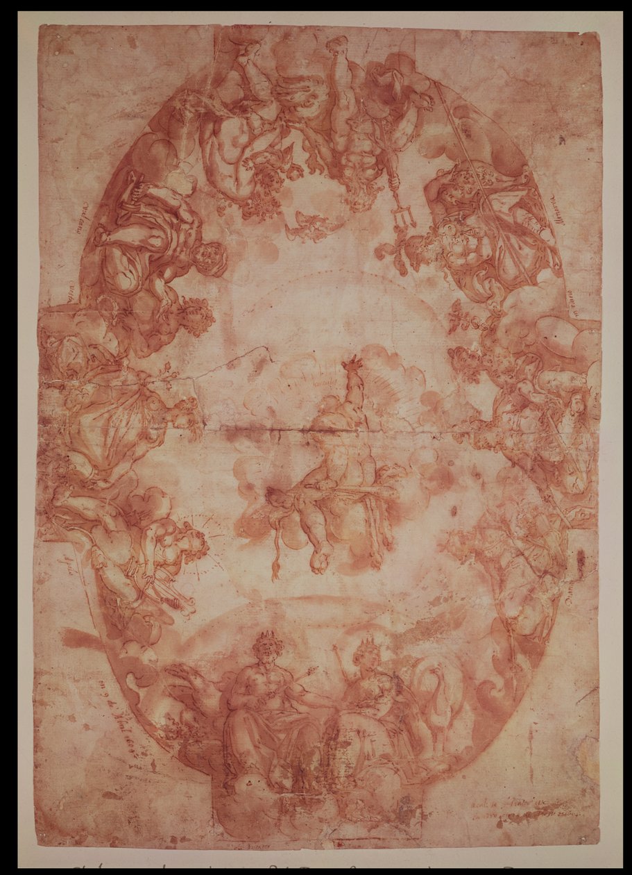 Studie für die Decke der Casa de Pilatos, Sevilla, 1604 von Francisco Pacheco