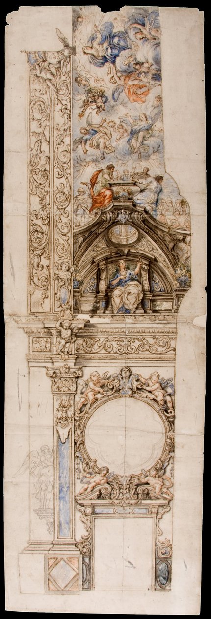 Entwurf für die Dekoration einer Kirche von Francisco Rizi