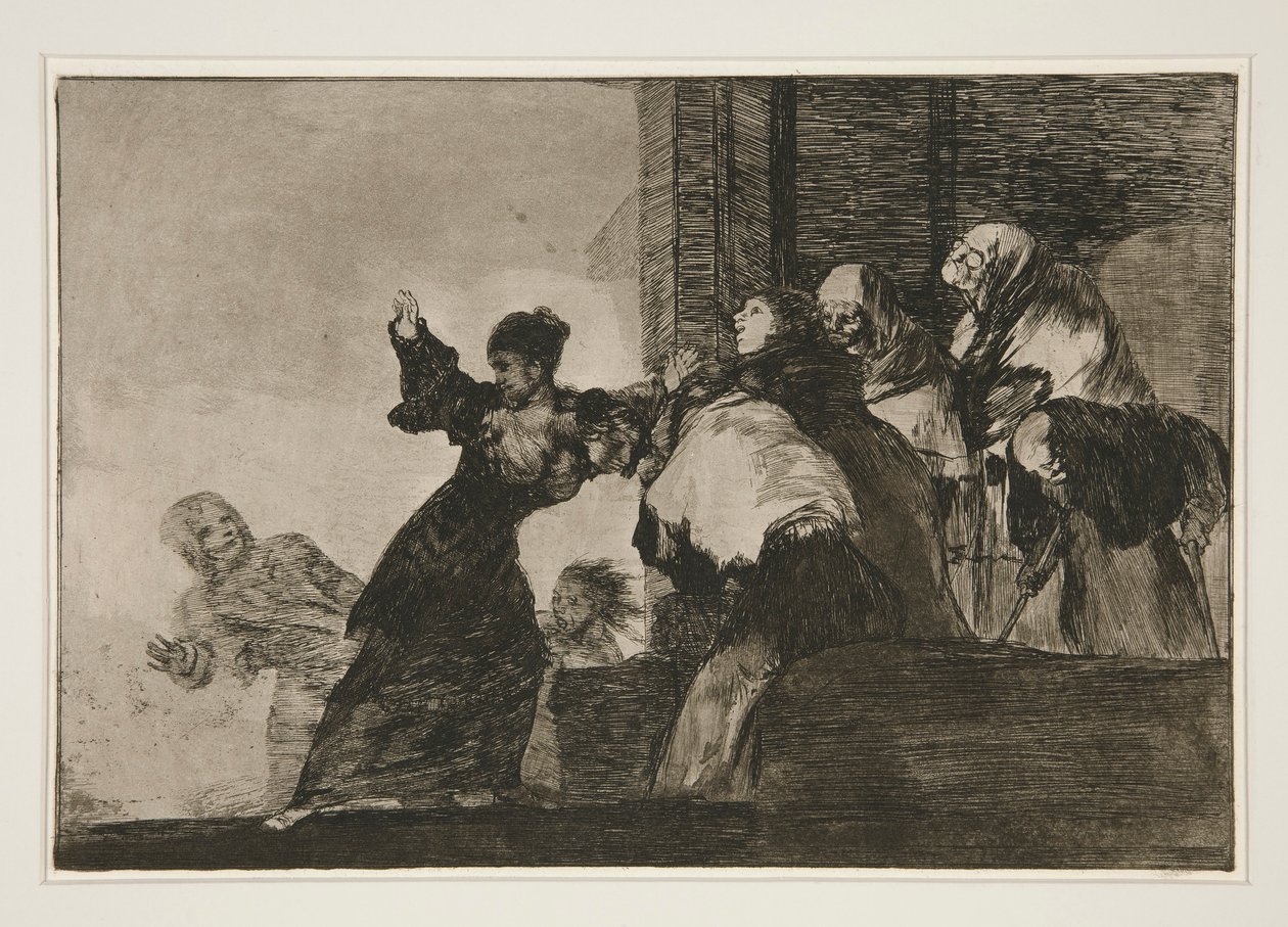 Disparate pobre (Arme Torheit), pl. 11 aus der Serie Los proverbios von Francisco de Goya