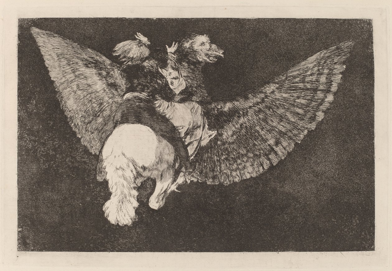 Disparate volante (Fliegende Torheit) von Francisco de Goya