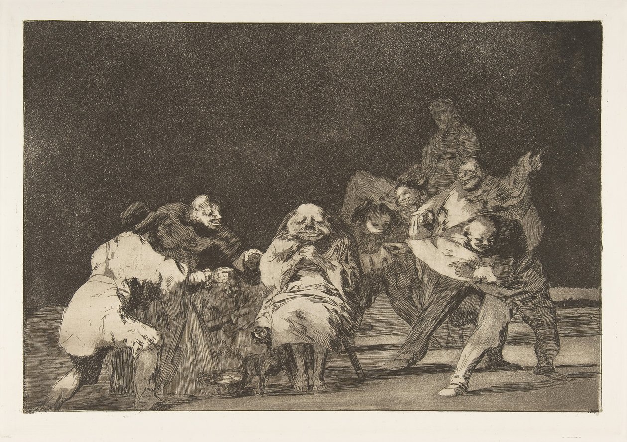 Tafel 17 aus den Disparates: Loyalität, ca. 1816-23 veröffentlicht 1864 von Francisco de Goya