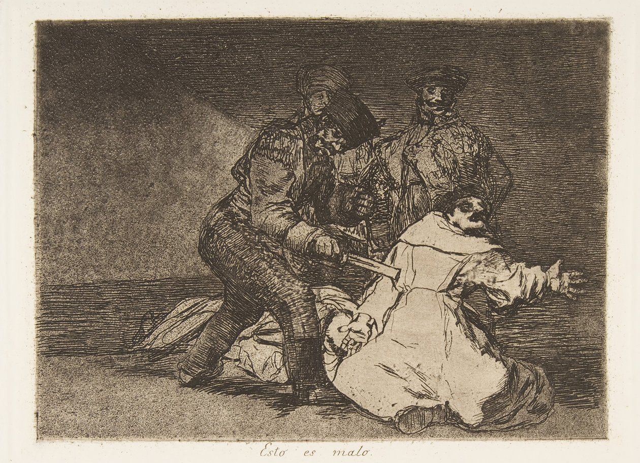 Tafel 46 aus Die Schrecken des Krieges Los Desastres de la Guerra: Dies ..., 1810 veröffentlicht 1863 von Francisco de Goya