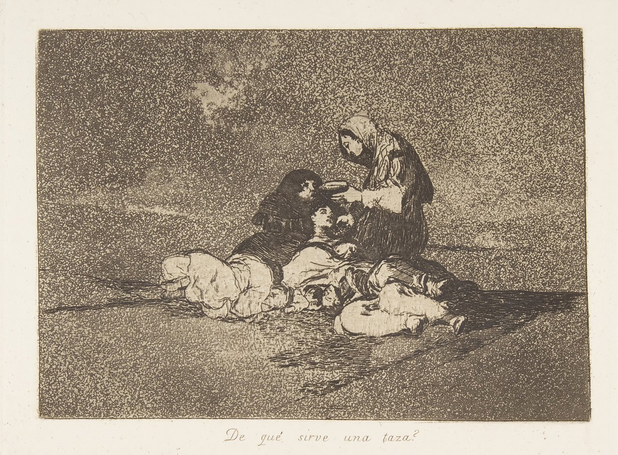 Platte 59 aus Die Schrecken des Krieges Los Desastres de la Guerra: Wh, 1811-12 veröffentlicht 1863 von Francisco de Goya