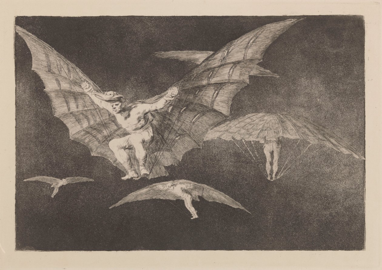 Eine Art zu fliegen von Francisco Jose de Goya y Lucientes