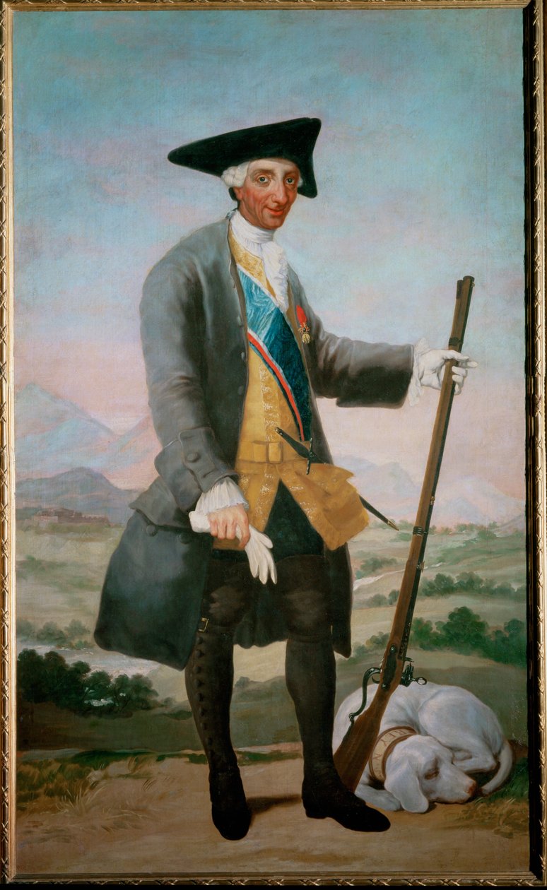Carlos III im Jagdkostüm von Francisco Jose de Goya y Lucientes