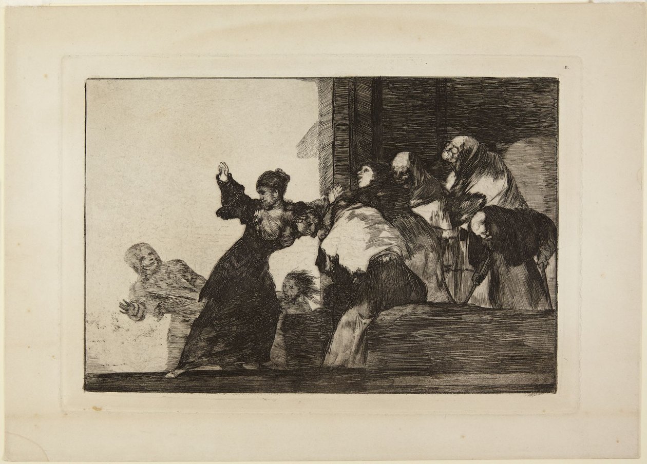 Disparate pobre, Platte 11 aus der Serie Los Disparates von Francisco Jose de Goya y Lucientes