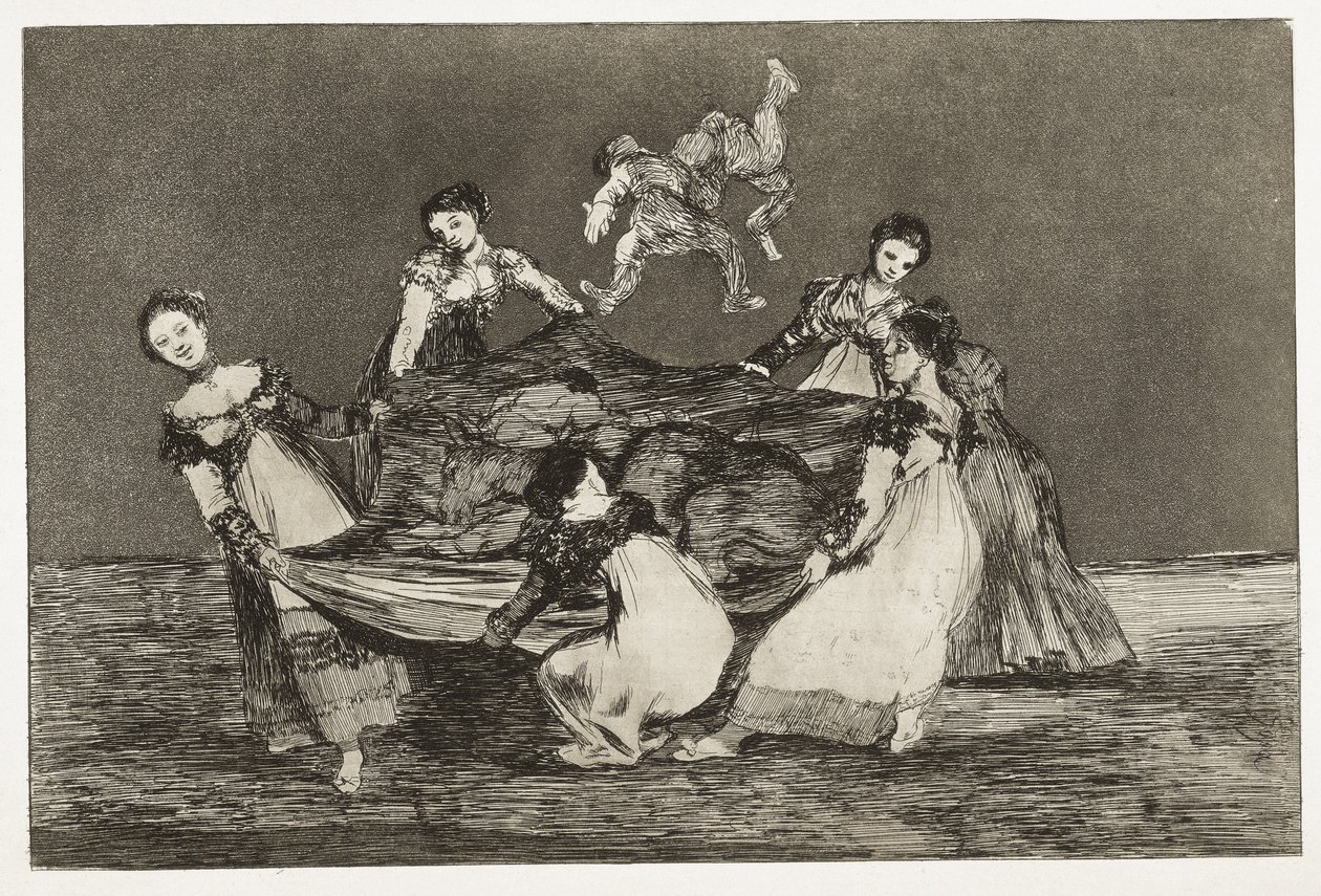 Proverbien. Weibliches Rätsel von Francisco Jose de Goya y Lucientes