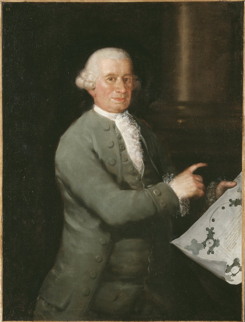 Porträt des Architekten Ventura Rodriguez (1717-1785) von Francisco de Goya